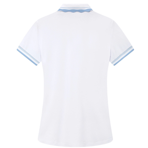 Chemises de golf respirantes Polo en coton personnalisé pour femmes, vêtements de sport confortables pour le golf décontracté et les activités de plein air - Product Image 4