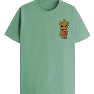 Gran oferta, camiseta de corte informal Simple, superventas, camiseta con diseño personalizado y estampado de logotipo, camisetas de manga corta de Color verde marino - Product Image 1