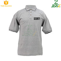 Polo tactique personnalisé en polycoton respirant, manches et cols tissés, vêtements de travail durables à haute visibilité, logo personnalisé OEM