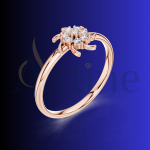 Blinkz jewels 10K Handmade <b>Adjustable</b> <b>Ring</b> for Girls Fashion Style - Product Image 1