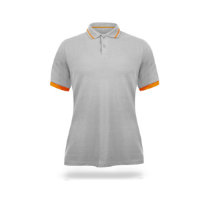 Polos personalizados para mujer Montagut Shorts manga en blanco Micro poliéster 100% Retención de forma alta calidad 150 GMS - Product Image 1