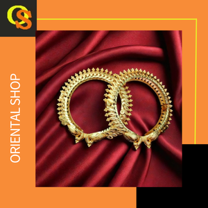High Quality <b>Bangles</b> <b>Set</b> with 22K Gold Plated Modern Style <b>Bangles</b> <b>Set</b> for Women Wear Jewelry by Exporters - Product Image 3