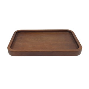 เครื่องครัวไม้ธรรมชาติถาดเสิร์ฟอาหารและเครื่องดื่มดีไซน์ทันสมัยถาดสีน้ำตาลพร้อมคุณสมบัติมาตรฐานที่ทันสมัย - Product Image 3
