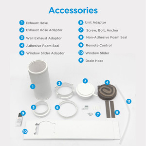 เครื่องปรับอากาศพกพาอัจฉริยะ 9000 BTU พร้อม WiFi รองรับ R290 ควบคุมผ่านแอพและเสียง 3-in-1 ฟังก์ชั่นทำความเย็น ลดความชื้น และเป็นพัดลม สำหรับห้องขนาดไม่เกิน 18 ตร.ม. - Product Image 3