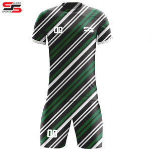 Vente en gros de maillots de football pour hommes personnalisés kit de football en polyester à séchage rapide avec de nouveaux uniformes pour vêtements de sport d'été - Product Image 4