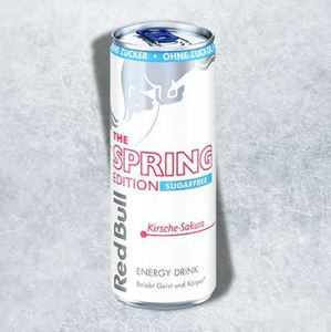 Red Bull Édition Printemps 2026 Sans Sucre Cerise-Sakura, Pack de 24 Canettes de 250ml avec Acide Citrique et Citrates de Sodium - Product Image 3