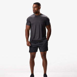 Cotton Breathable Summer New <b>Men</b> Casual cotton Breathable <b>Shorts</b> Sets <b>Short</b> Sleeve T Shirt <b>Shorts</b> Solid Set <b>Men's</b> - Product Image 3