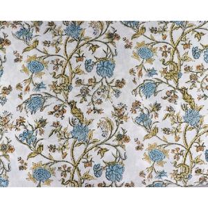 100% tela de algodón blanco suave para ropa de mujer bata India cortinas bolsas-versátil estampado Floral decoración del hogar camisa de cubierta suave - Product Image 4