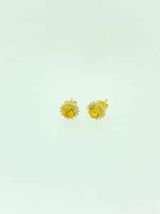 Elegantes pendientes de moissanita chapados en oro de 14 quilates, Plata de Ley 925 sólida, Perla encantadora para regalo de boda, joyería fina para mujer - Product Image 2