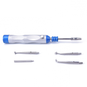 Ensemble d'instruments chirurgicaux pour laboratoire dentaire, pistolet à autoclave automatique en acier avec extracteur manuel de couronnes et de bridges - Product Image 2