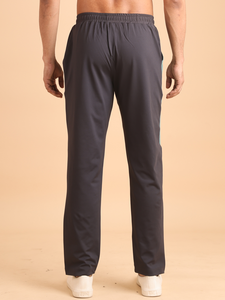 กางเกงวอร์มรัดรูปสีดำสีเทาเข้มมีสไตล์เอวยางยืดใส่สบายสำหรับออกกำลังกายทั้งวัน - Product Image 6