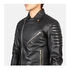 แจ็กเก็ตหนัง PU สำหรับผู้ชายเสื้อแจ็คเก็ตหนังดีไซน์ใหม่ทำตามสั่งผลิตได้ตามต้องการ - Product Image 5