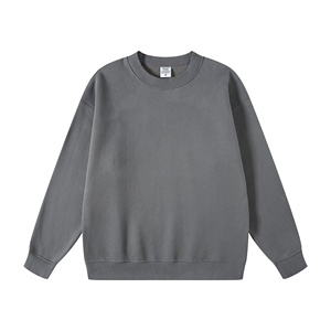 Neverstatic เสื้อสเวตเตอร์คอกลมสำหรับผู้ชาย, เสื้อมีฮู้ดโอเวอร์ไซส์ผ้าฟลีซไหล่ตกผ้าฝ้ายออกแบบได้ตามต้องการสำหรับฤดูหนาว - Product Image 1