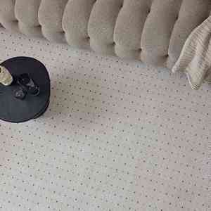 Modern Handmade <b>Large</b> Rectangular <b>Cream</b>-Gold Abstract Dots <b>Rug</b> for Living Room Bedroom Gift - Product Image 6