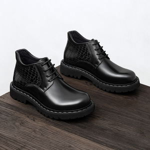 Zapatos Oxford de Cuero Vacuno de Primera Calidad con Tacón Acolchado y Diseño Antideslizante, Zapatos de Vestir para Caballeros - Product Image 2