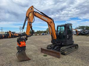 Excavadora 2022 CX60C de Case Powered by Yanmar Engine con motor y bomba de componentes centrales - Product Image 3