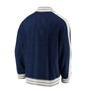 Veste de baseball de qualité supérieure, style Letterman, pour l'école, le collège, ou comme veste varsity, couleur personnalisée, manches en cuir véritable, veste varsity - Product Image 4
