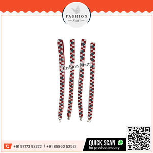 Diseño de tablero de ajedrez de moda hecho a mano Correa con cuentas Vintage Bolso de moda Etiqueta Estilo Accesorio Proveedor verificado - Product Image 6