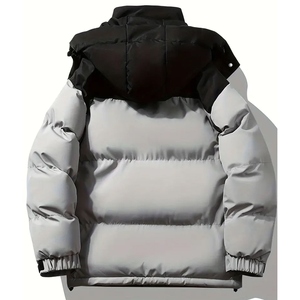 เสื้อแจ็คเก็ตผ้าแคนวาสมีซิปมีหมวกสำหรับผู้ชายเสื้อโค้ทผ้ากันหนาวระบายอากาศได้ดีทนทานสำหรับใส่กลางแจ้งสบายและความอบอุ่น - Product Image 4