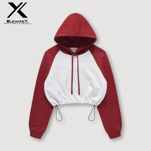 Vente en gros de sweats à capuche unisexes en coton 100% - Sweat à capuche en molleton brodé et imprimé - Sweat à capuche court - Sweat à capuche personnalisable - Sweat à capuche d'hiver durable - Product Image 3