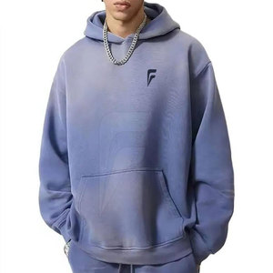 Sudaderas con Capucha de Hombros Caídos para Hombre, Invierno, 100% Algodón, Color y Diseño Personalizados, Alta Calidad - Product Image 2