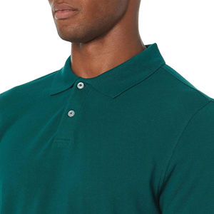 T-shirts décontractés de golf unis pour hommes Polo 100% coton brodé polos personnalisés de haute qualité pour les polos pour hommes - Product Image 6
