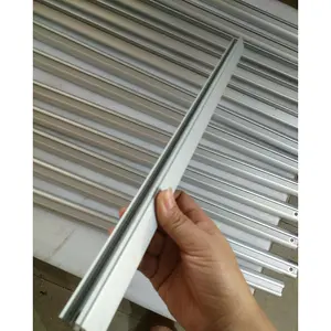 Profissional cnc usinagem impermeável u forma habitação anodizado superfície alumínio perfil iluminação led strip