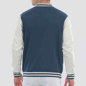 Chaqueta Varsity de Invierno para Hombre, Estilo Hip Hop, Personalizada, de Alta Calidad, con Cuello Alto, Logotipo Frontal, Transpirable, Resistente al Viento, al por Mayor - Product Image 5