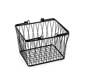 Panier de rangement empilable en fil métallique avec poignées pour armoires de cuisine Panier à fruits et légumes en fer - Product Image 3