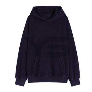 Pull-over à capuche surdimensionné personnalisé à manches longues, délavé à l'acide, vêtements d'hiver respirants et durables avec impression numérique - Product Image 6