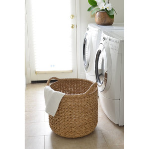 Voie de bouleau™Panier décoratif en jonc de mer - Product Image 2