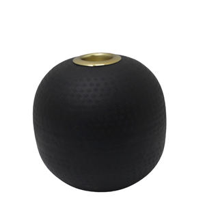 Juego de 3 candelabros de aluminio en forma de T, Color dorado y negro, candelabros acrílicos de gran tamaño para Decoración de mesa y Navidad - Product Image 1