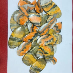 Cabujón de piedras preciosas sueltas de jaspe de abejorro de alta calidad, tamaño libre para joyería artesanal, piedra de cuarzo artesanal - Product Image 4