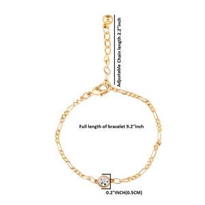 Boho Dainty คริสตัลสร้อยคอปรับได้สำหรับผู้หญิงเด็กผู้หญิง - Product Image 3