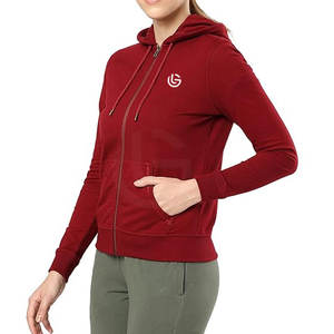 Ropa de moda Color sólido Sudaderas con capucha para mujer Ropa de invierno Sudaderas con capucha para mujer Hecho en Pakistán Sudaderas con capucha para mujer - Product Image 3