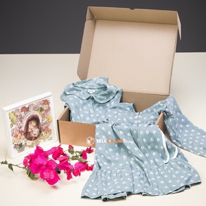 Self-Assembling Kraft Brown Cardboard Mailing Box 37x30x11 cm Rigid Rigid <b>Boxes</b> for Mailing <b>Storage</b> Aseptic Feature for Gifts - Product Image 6
