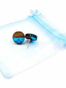 Pendientes de Madera y Resina de Diseño, Modernos y a la Moda para Fiestas, Aptos para Todas las Temporadas - Product Image 4