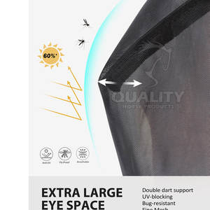 Venta en línea, velo de mosca ecuestre, protege de insectos, diseño suave y elegante, velo de mosca, velo de mosca de secado rápido - Product Image 4