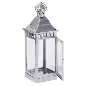 Élégantes lanternes suspendues en métal marocain faites à la main pour la décoration intérieure et les célébrations de l'Aïd Bougeoirs et bocaux - Product Image 6