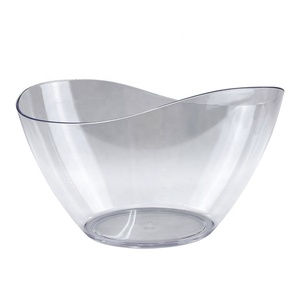 Enfriador de cubo de vino de champán de plástico transparente - Product Image 1