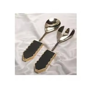 Wood & Resin <b>Salad</b> Server <b>Spoon</b> Wooden Serving <b>Spoon</b> Handcrafted and Ideal for <b>Salads</b> - Product Image 3