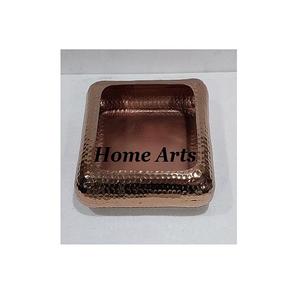 Bol à chocolats martelés en métal Bol à chocolats de forme carrée de qualité supérieure à des prix abordables - Product Image 1