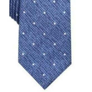 Cravatta Skinny da Uomo Bar III Gregory Dot Navy, Stampa Classica Floreale Paisley Jacquard, Taglia Regolare, in Poliestere, Confezionata in Scatola Regalo - Product Image 3