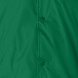 Veste Coach de couleur verte, coupe-vent léger avec fermeture à boutons-pression et poignets élastiques pour un style de tous les jours - Product Image 5