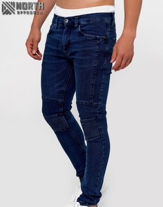 Pantalones vaqueros elásticos de corte clásico para hombre, vaqueros de primavera ligeros de secado rápido de alta calidad, cómodos, duraderos y elegantes disponibles - Product Image 6
