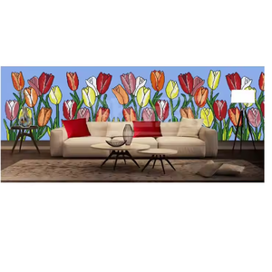 Mural CAD personalizado de alta calidad, revestimientos de paredes de mosaico de vidrio, soluciones decorativas para hoteles residenciales comerciales, escuelas - Product Image 1