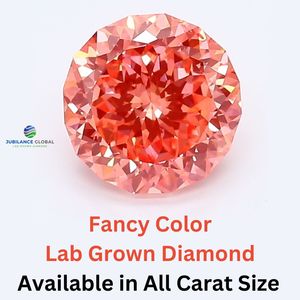 เพชรทรงกลมสำหรับปลูกในห้องปฏิบัติการสีชมพูสดใสแฟนซี1.9 CT พลอยเจียระไนเพชรคุณภาพสูงสำหรับการทำเครื่องประดับเพชรโตและ VS1 D - Product Image 5