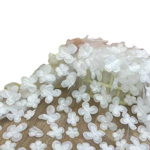 Prezzo all'ingrosso tulle laser netto leggero tessuti eleganti per abiti ricamati carina ragazza tessuto - Product Image 6