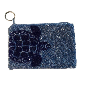 Handcrafted Beaded Coin <b>Bag</b> with Embroidery gifts for her cuts <b>small</b> <b>change</b> <b>bag</b> mini zipper coin purse and colours India - Product Image 4