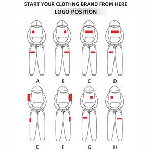 Chándal deportivo de alta calidad con logotipo personalizado para hombre, ropa deportiva de entrenamiento de invierno con capucha, conjunto de chándal de equipo de estilo sólido - Product Image 5